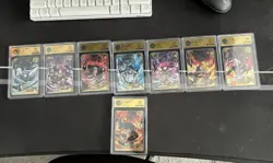 Full Akatsuki Set + Madara Uchiha BP Gem Mint 10 Kayou Naruto Cards - Image 1