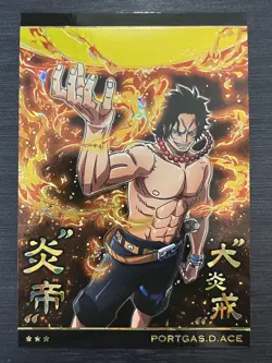No.7-20 SR Portgas D. Ace One Piece Wafer Card - Image 1
