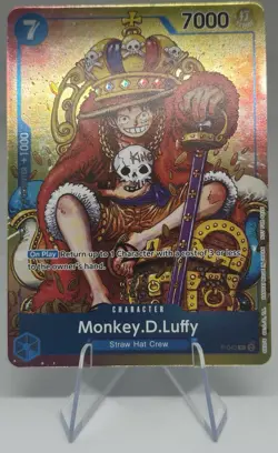 Monkey D. Luffy Convention Exclusive Foil 2024 Promo Card P-043 English -NM - Image 3