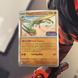 Flygon 016 Phantasmal Flames Stamp Promo Pre Release Near Mint Card - Image 1