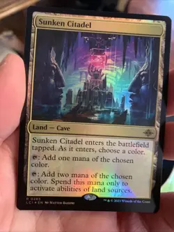 MTG Sunken Citadel, Foil Land, Rare, NM - Lost Caverns of Ixalan - Image 1