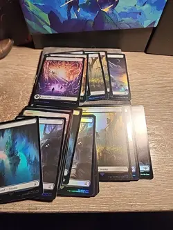 20 - Foil Full Art Lands Swamp Mixed Set Magic The Gathering NM/M Random - Image 1