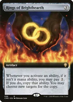 Rings of Brighthearth (Extended Art) - Commander Legends [Near Mint] - Image 1