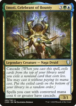 Imoti, Celebrant of Bounty Commander Legends NM MTG Non-Foil - Image 1
