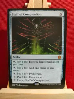 Staff of Compleation - Phyrexia: All Will be One - Mythic - NM - MTG - Image 1