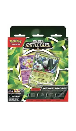 Set of 2 Pokemon TCG ex Deluxe Battle Deck Meowscarada & Quaquaval Sealed - Image 2