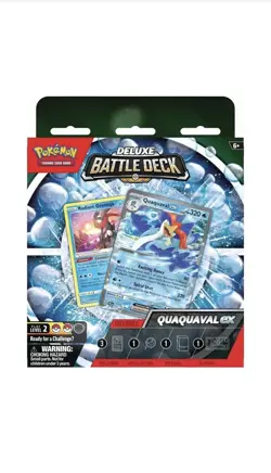 Set of 2 Pokemon TCG ex Deluxe Battle Deck Meowscarada & Quaquaval Sealed - Image 3
