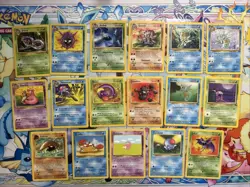 Fossil Unlimited Vintage 1999 Set WOTC Lot Of 17 Pokemon TCG - Image 1