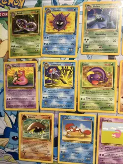 Fossil Unlimited Vintage 1999 Set WOTC Lot Of 17 Pokemon TCG - Image 2