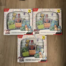Pokemon TCG Scarlet & Violet 151 Poster Collection Box Lot Of 3 Brand New Sealed - Image 1