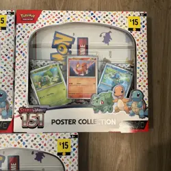 Pokemon TCG Scarlet & Violet 151 Poster Collection Box Lot Of 3 Brand New Sealed - Image 4