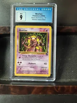 Pokemon TCG Mewtwo Black Star Movie Promo - Image 1