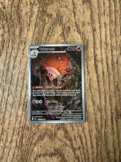 Pokemon TCG Volcarona Black Bolt 100/086 Illustration Rare LP. - Image 1