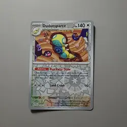 Dudunsparce SV05: Temporal Forces Pokemon #129/162 Pokemon Reverse Holo MP - Image 1