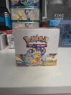 Pokemon TCG: Surging Sparks Factory Sealed Booster Box IN HAND - Image 1