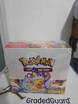 Pokemon TCG: Surging Sparks Factory Sealed Booster Box IN HAND - Image 2
