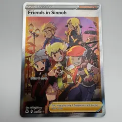 Pokemon TCG Friends in Sinnoh 149/159 SWSH Crown Zenith Ultra Rare Full Art NM - Image 1