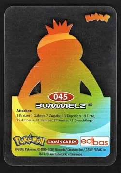 Pokemon - 2006 - Lamincards - Edibas - 045 Bummelz - Deutsch - Image 2