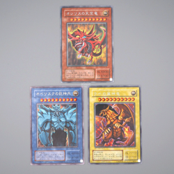 Yu-Gi-Oh Egyptian God Slifer Obelisk Ra G4-01 G4-02 G4-03 3set E-V Japanese n415 - Image 1
