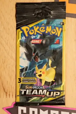 Pokemon TCG Sun Moon Team Up 3-Card Booster Pack - Image 1
