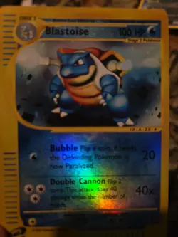Pokemon TCG Expedition Blastoise Reverse Holo Card 36/165 - Image 1