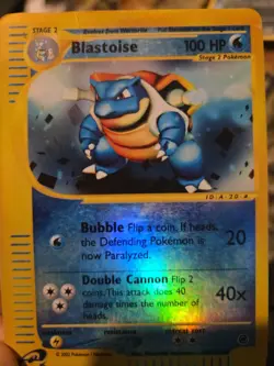 Pokemon TCG Expedition Blastoise Reverse Holo Card 36/165 - Image 2