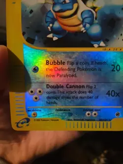 Pokemon TCG Expedition Blastoise Reverse Holo Card 36/165 - Image 5