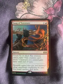 Song of Totentanz Wilds of Eldraine Foil Rare Card #150 NM Condition - Image 1