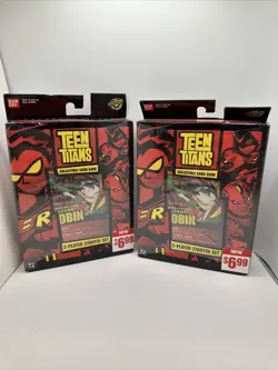 2 Copies Of TEEN TITANS Collectible Card Game 2 Player Starter Set NEW & Sealed! - Image 1