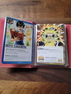 Zatch Bell The Card Battle Red Spell Book Binder Vintage 2003 Includes Cards - Image 3