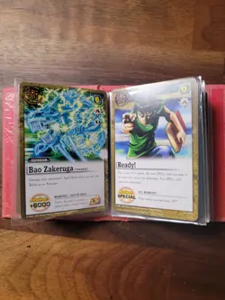 Zatch Bell The Card Battle Red Spell Book Binder Vintage 2003 Includes Cards - Image 5