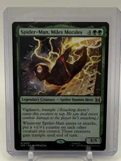 Spider-Man, Miles Morales NM SPE 0018 Mythic Non-Foil MTG Magic The Gathering - Image 1