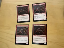 4 x MTG Reckless Barbarian Commander Legends: Battle For Baldur’s Gate NM Eng - Image 1