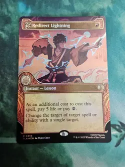 Redirect Lightning (Showcase) Avatar: The Last Airbender Foil - Image 1