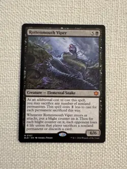 Rottenmouth Viper M0107 Bloomburrow MTG Magic the Gathering NM - Image 1