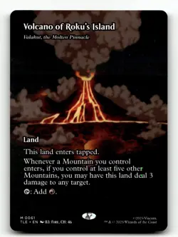 Volcano of Roku's Island - Valakut, the Molten Pinnacle (Borderless) 61 M Avatar - Image 1