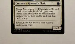 MOON-BLESSED CLERIC AFR MTG WHITE CREATURE UNCOMMON NM - Image 3