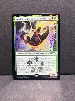 MTG Spider-Man Miles Morales P0008 Foil Promo Mythic Rare Marvel Kit - Image 1