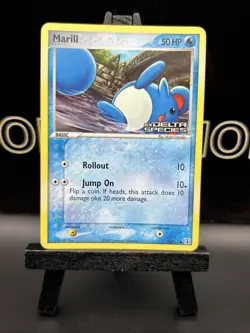 Marill - 76/113 - Stamped Holo - EX Delta Species 2005 Pokemon Card - LP/HOLO - Image 2