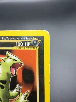 Pokemon Tyranitar 31/75 Non-Holo HP/DMG - Image 3