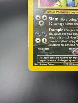 Pokemon Tyranitar 31/75 Non-Holo HP/DMG - Image 5