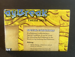 Pokemon TCG HS Undaunted Daybreak Theme Deck Playmat - Image 1