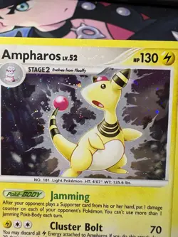 Pokemon - Ampharos Secret Wonders 1/132 Regular HOLO BLEED SWIRL RARE - Image 1