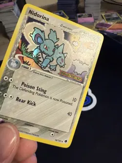 Nidorina 34/101 Reverse Holo Stamped EX Dragon Frontiers Delta Species Pokemon - Image 2
