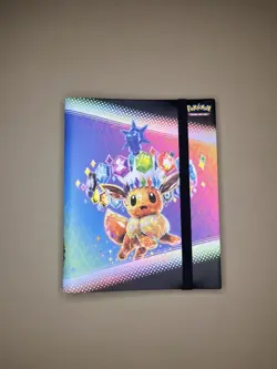 Pokemon Prismatic Evolutions Eevee Binder Collection **BINDER ONLY** - Image 1