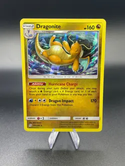 Pokemon TCG - Dragonite Cracked Ice Holo Rare Unified Minds 151/236 - Image 1