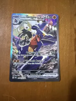 Pokemon TCG Destined Rivals Cynthia's Garchomp EX SIR - Image 1