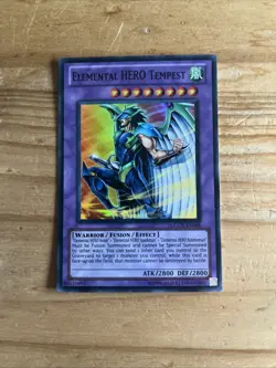 Elemental Hero Tempest - LCGX-EN048 - Super Rare Yugioh - Image 1