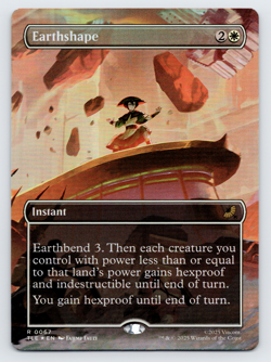 Avatar Earthshape FOIL Borderless R 67 Magic the Gathering Scene Card - Image 1