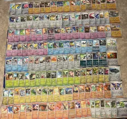 Pokemon Lot 149x Reverse Holo Cards Near Complete Surging Sparks Master Set - Image 1